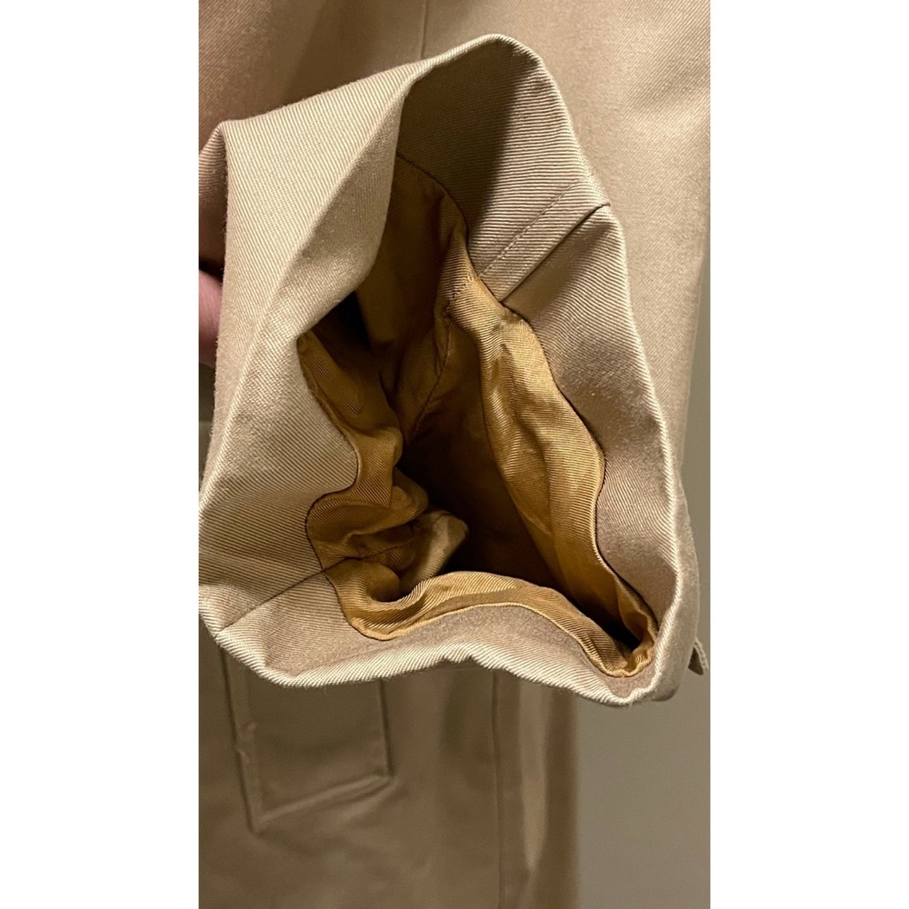 ❤️ 🎉 HP! Vintage Burberry Single Breasted Short Trench Coat with Sash - Picture 9 of 15